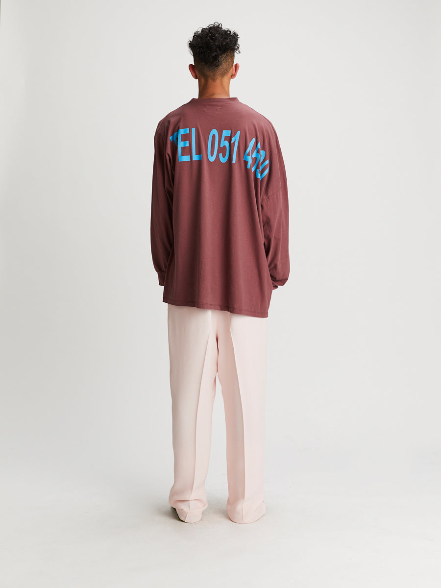 Due Torri Twisted Tee Thick Red