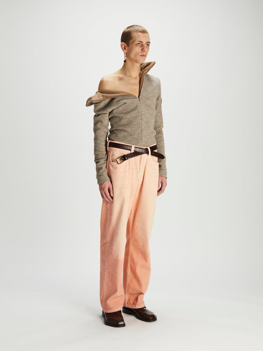 Sexy Camion Knit Dirty Beige