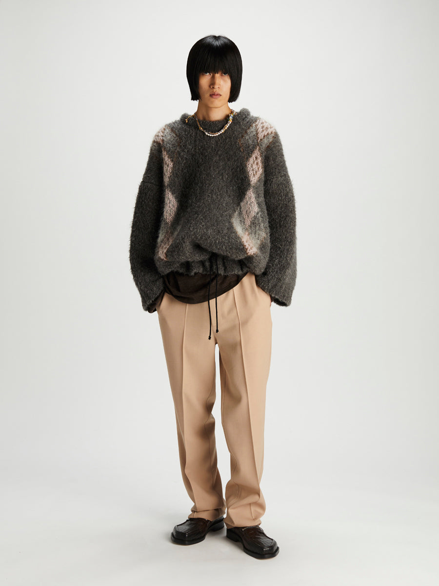 Funghi Pullover Undyed Grey