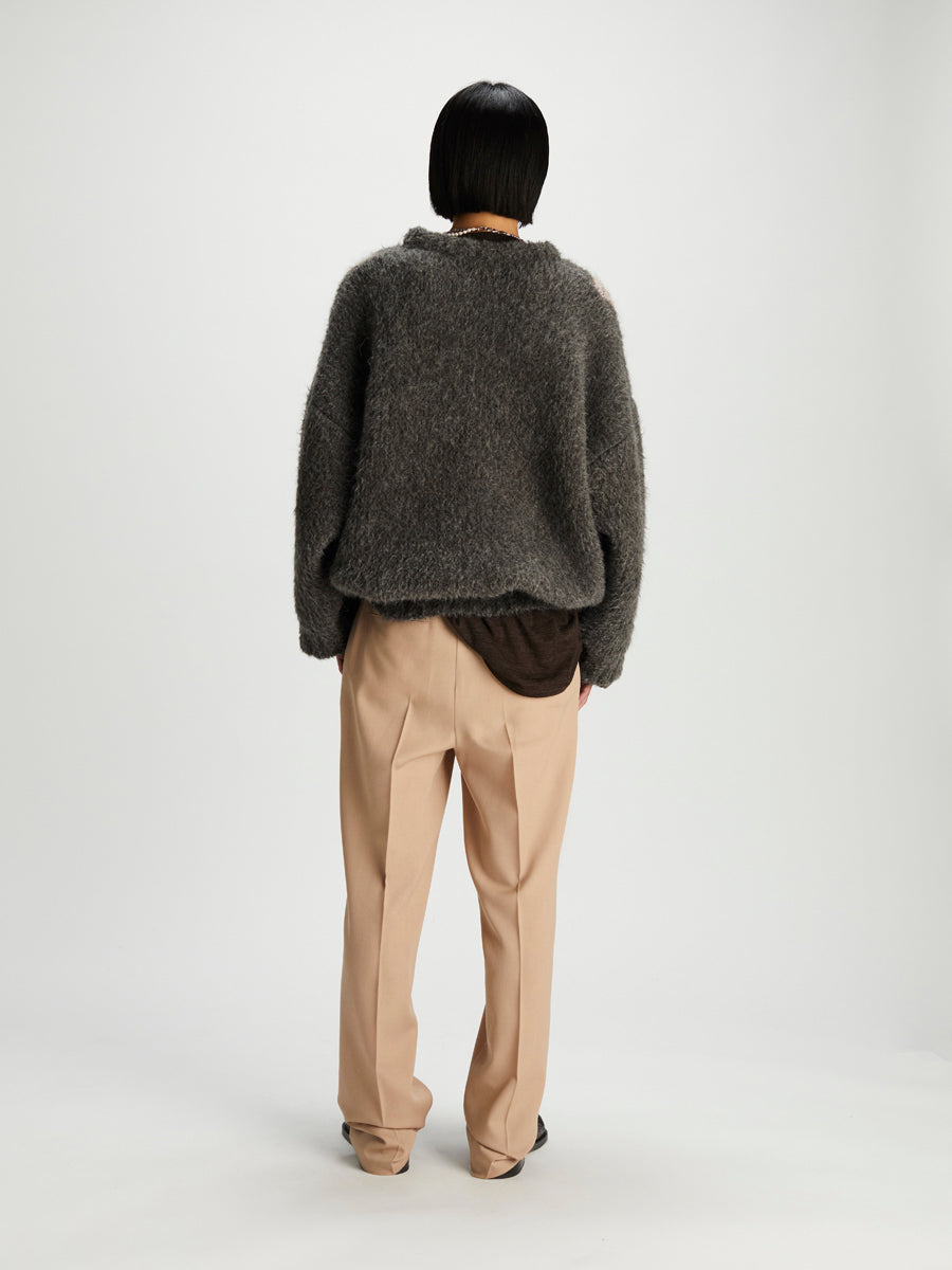 Funghi Pullover Undyed Grey