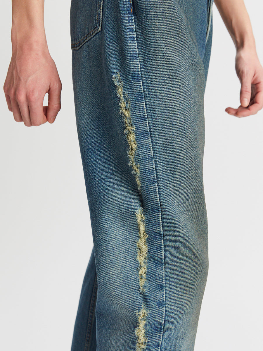 Unregular Lametta Jeans Lametta Blue