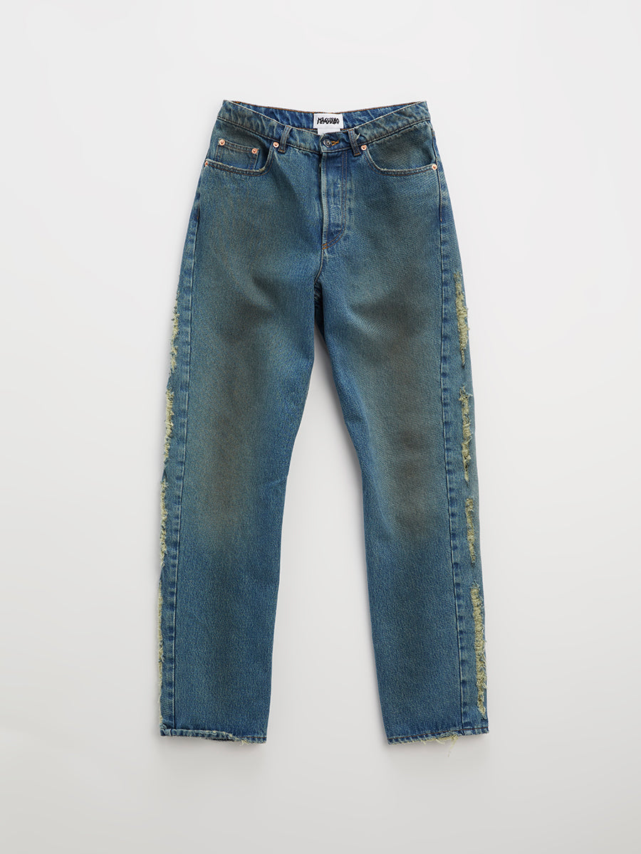 Unregular Lametta Jeans Lametta Blue