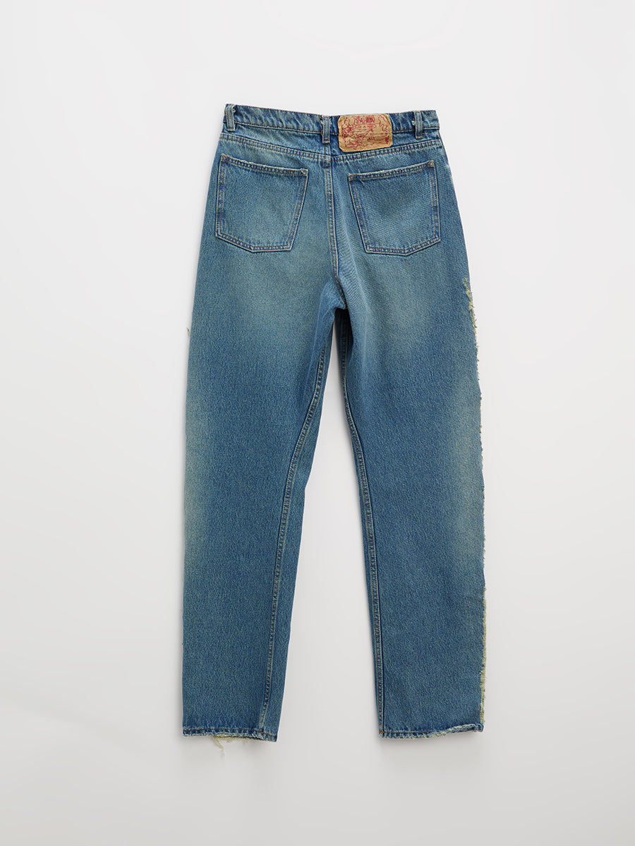 Unregular Lametta Jeans Lametta Blue
