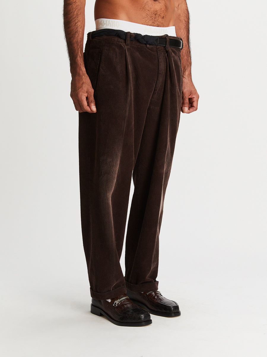 Signature Super Pants Dusty Brown