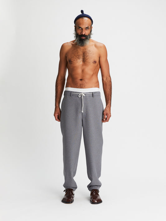 Eduardo Pijama Pants Manifesto Grey