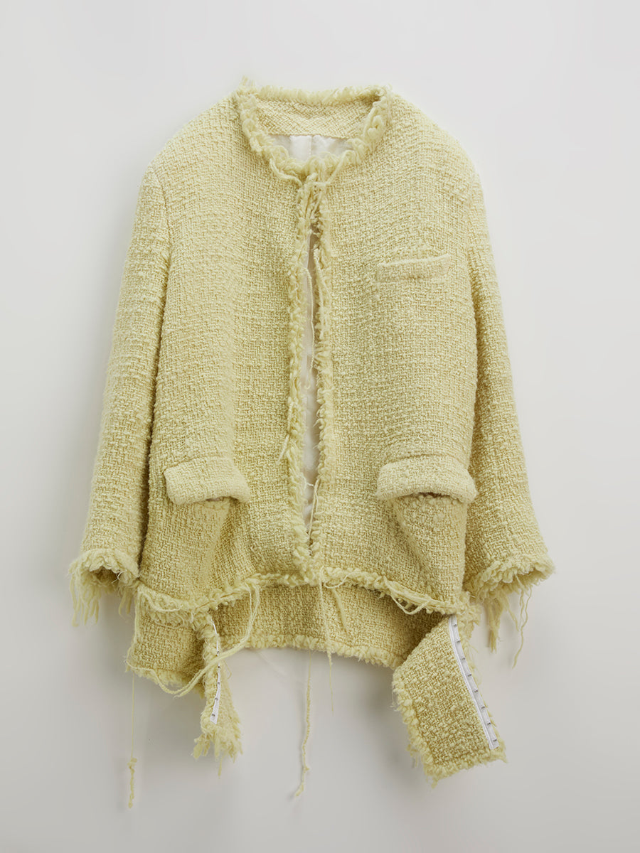 A Mess of a Jacket Dusty Yellow