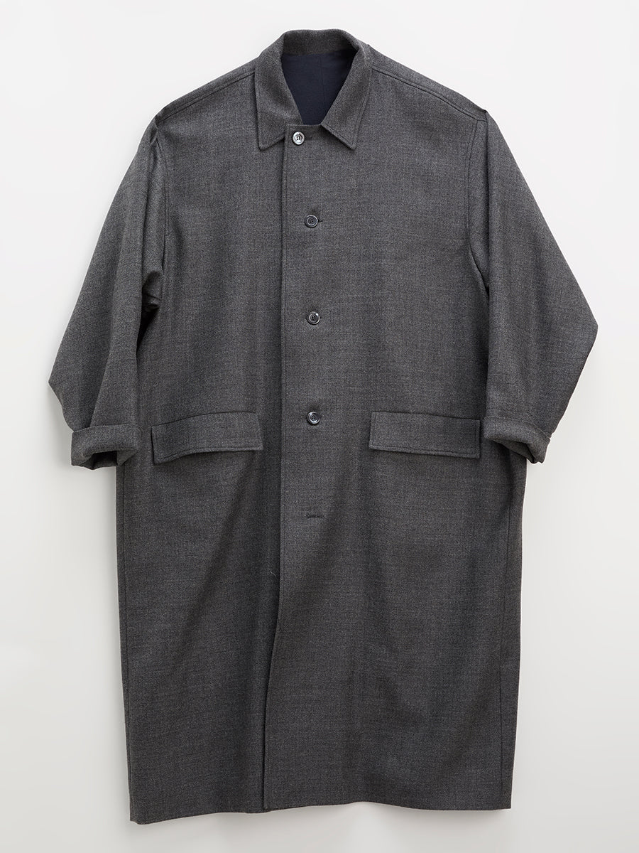 A Big Car Coat Grisaglia Grey