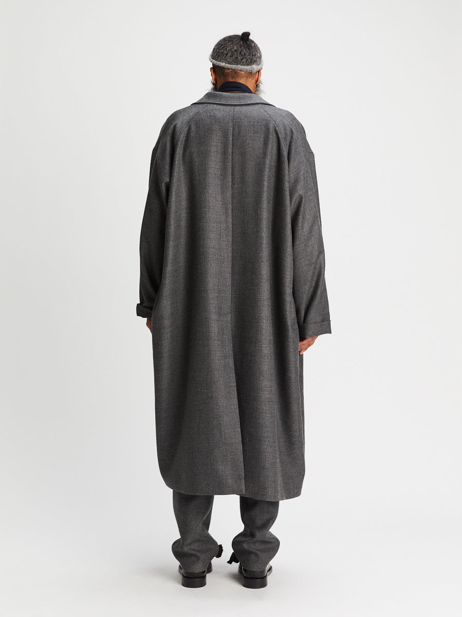 A Big Car Coat Grisaglia Grey