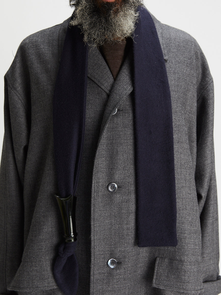A Big Car Coat Grisaglia Grey