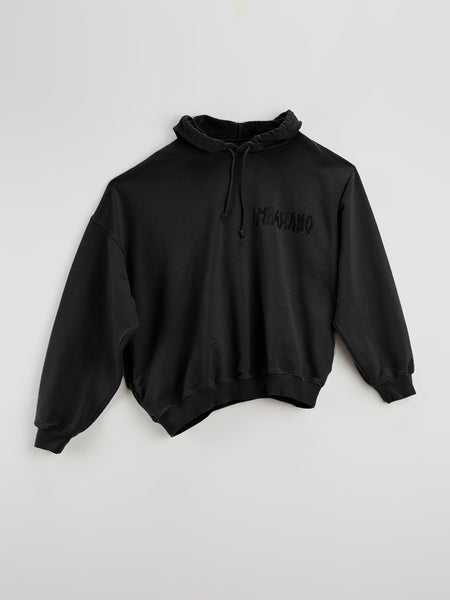 Twisted Hoodie True Black – Magliano