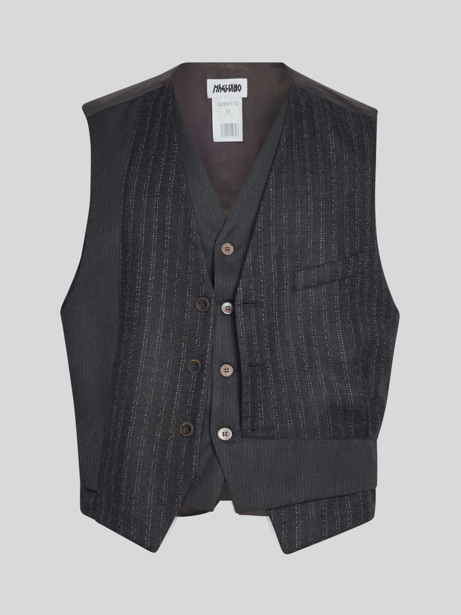 Double Vest Black