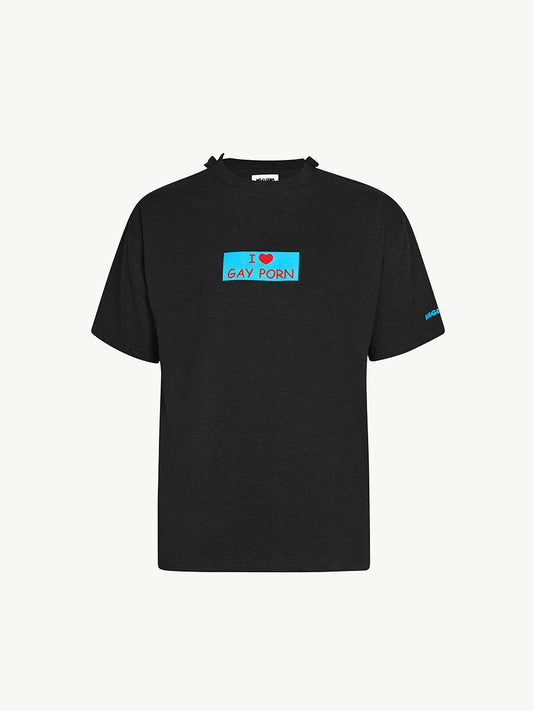 I Love Gay Porn Tee Black