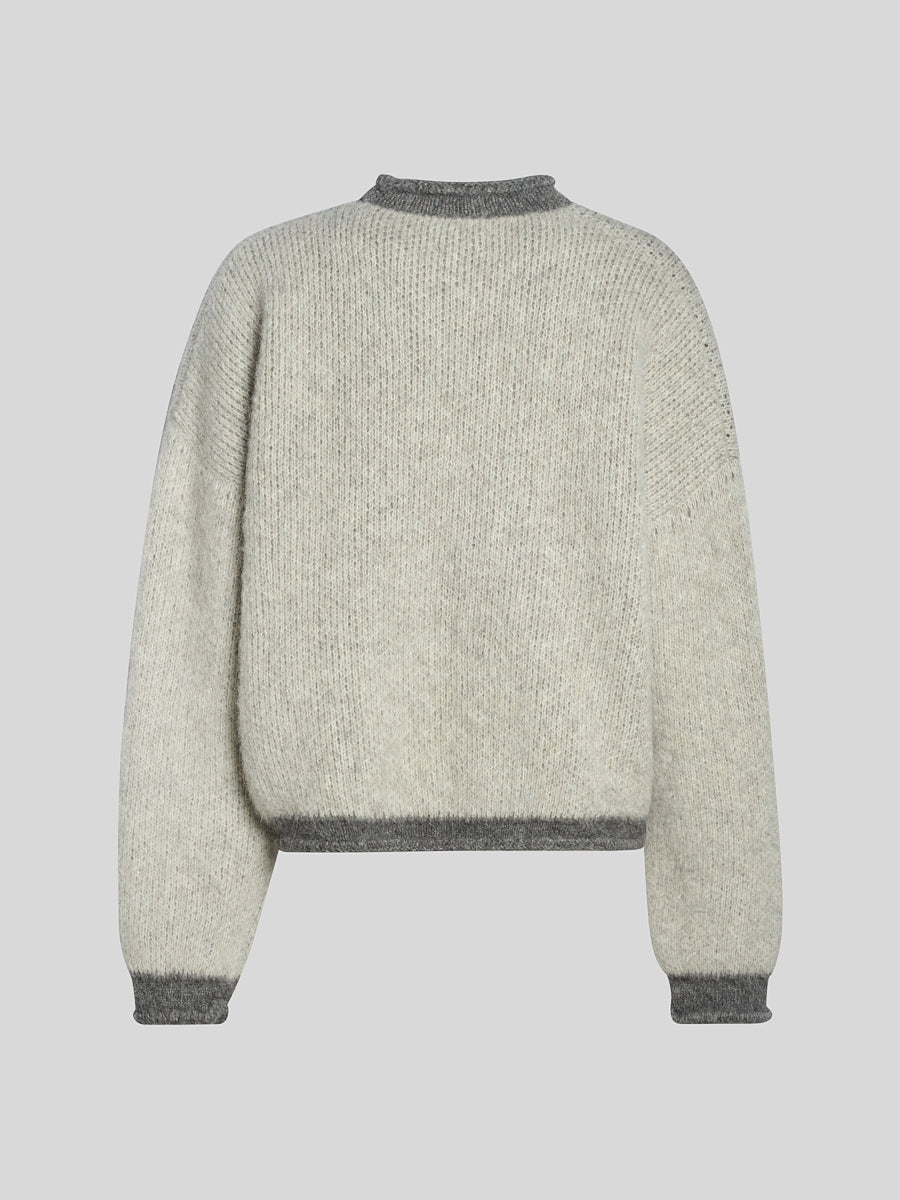 トップス MAGLIANO LEFTOVERS KNITTED PULLOVER Magliano No Tav Knitted Pullover Sweater - Grey Multi