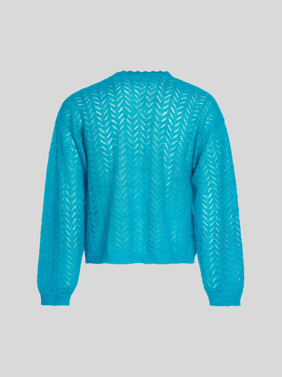 Bimbo Cardigan Light Blue – Magliano