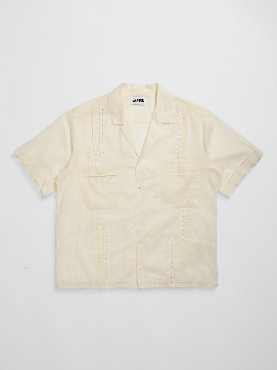 Broken Guayabera Milk White