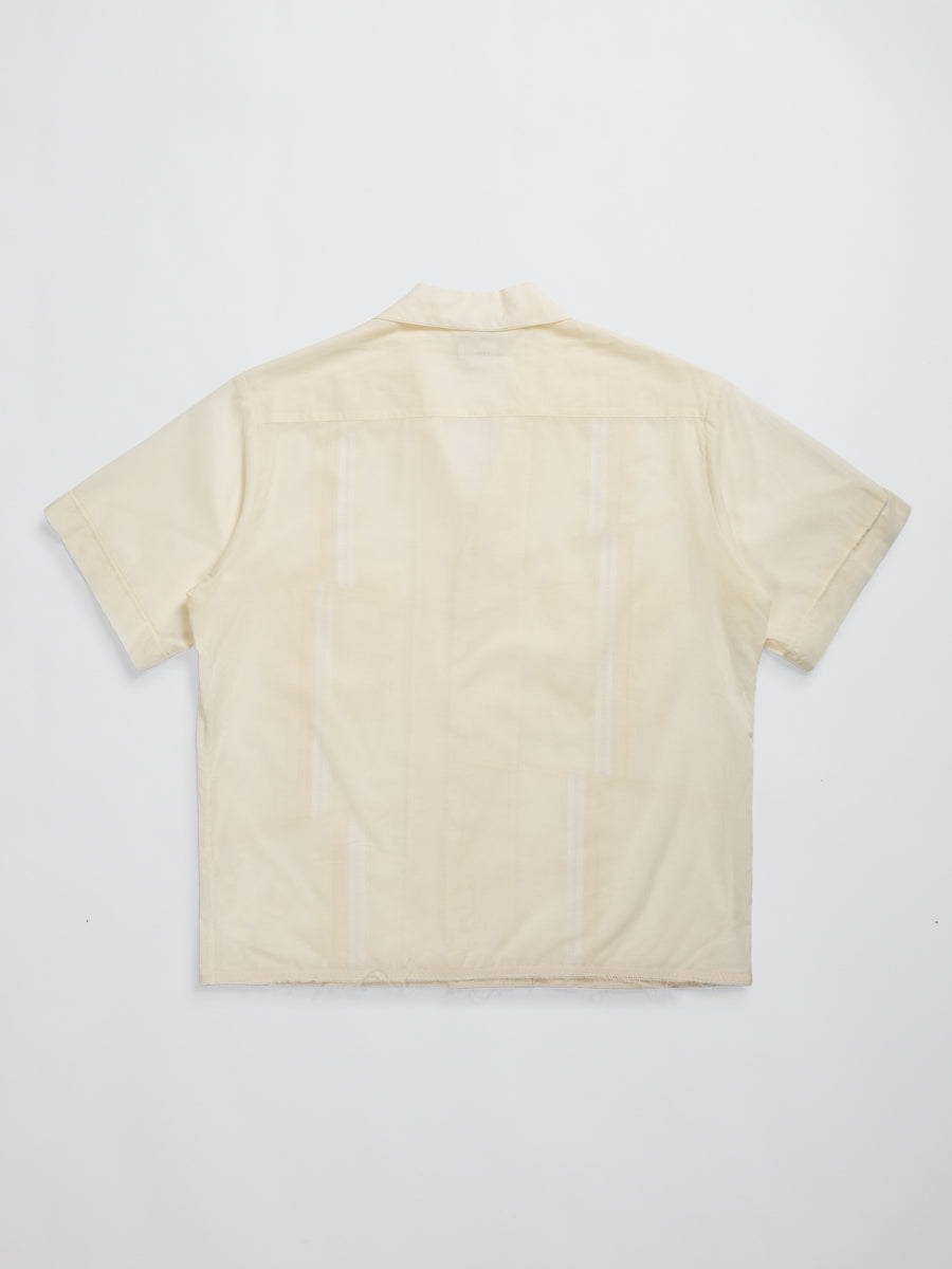 Broken Guayabera Milk White