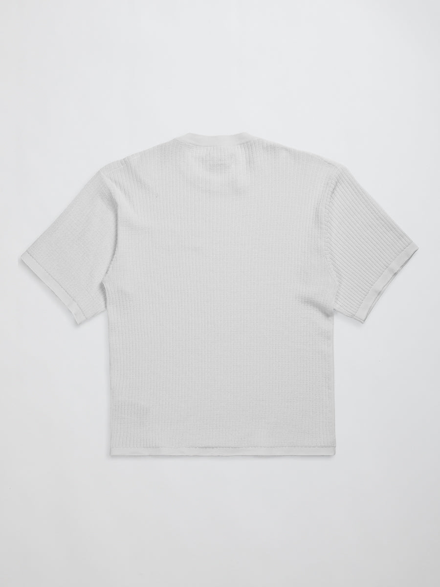 Waffle Tee White