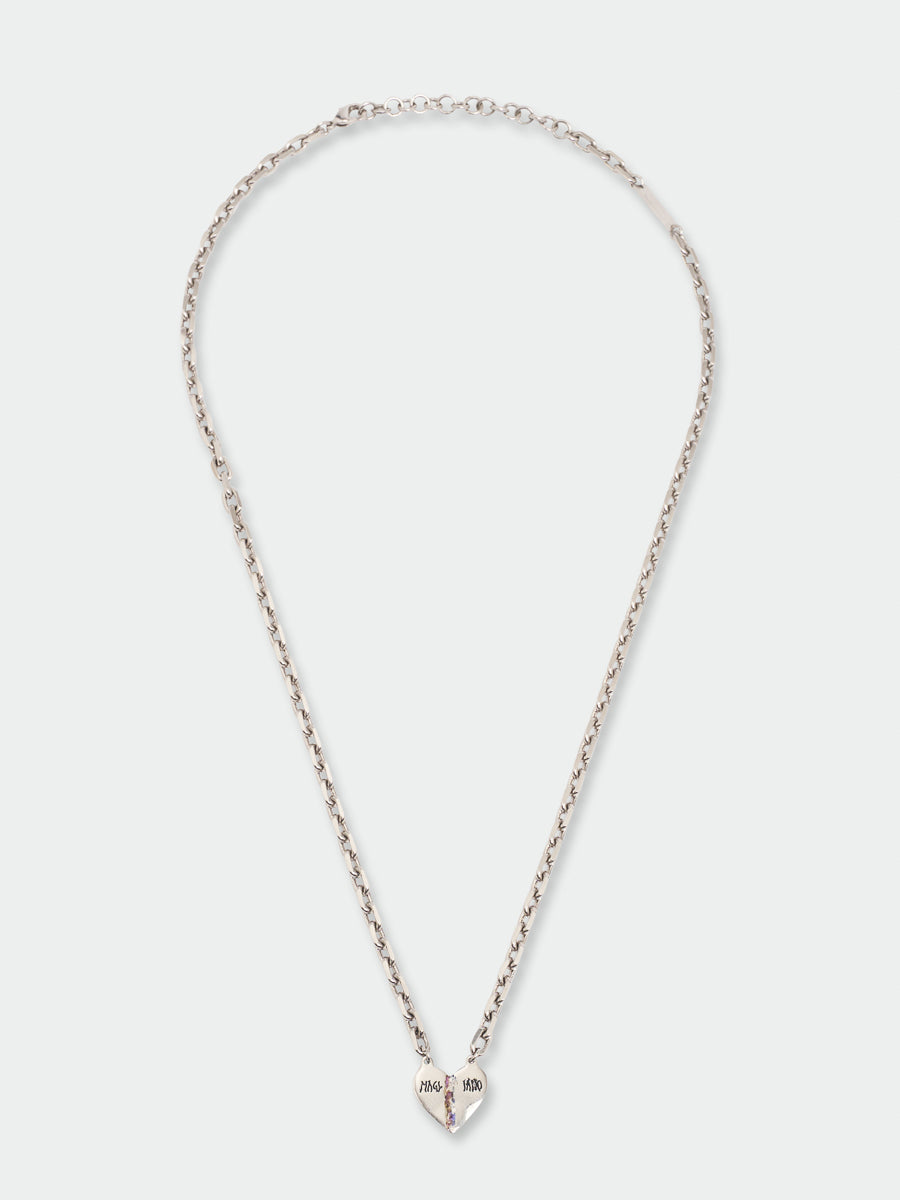 Broken Welded Necklace Silver - Magliano