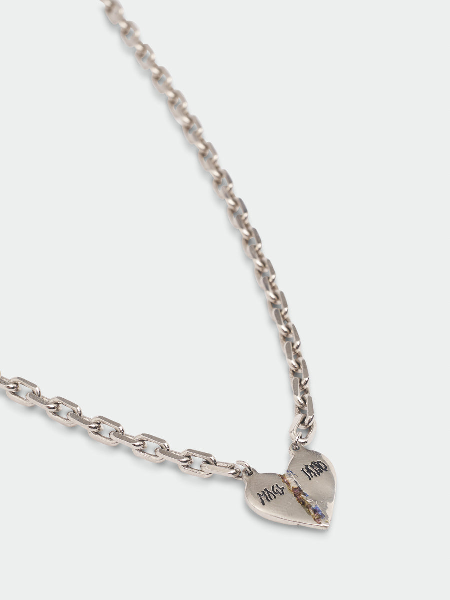 Broken Welded Necklace Silver - Magliano