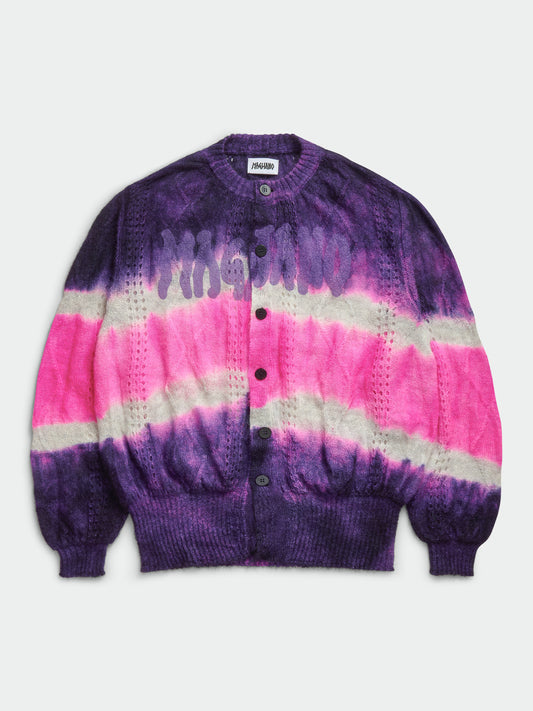 Psychedelic Bimbo Cardigan Pink Mix