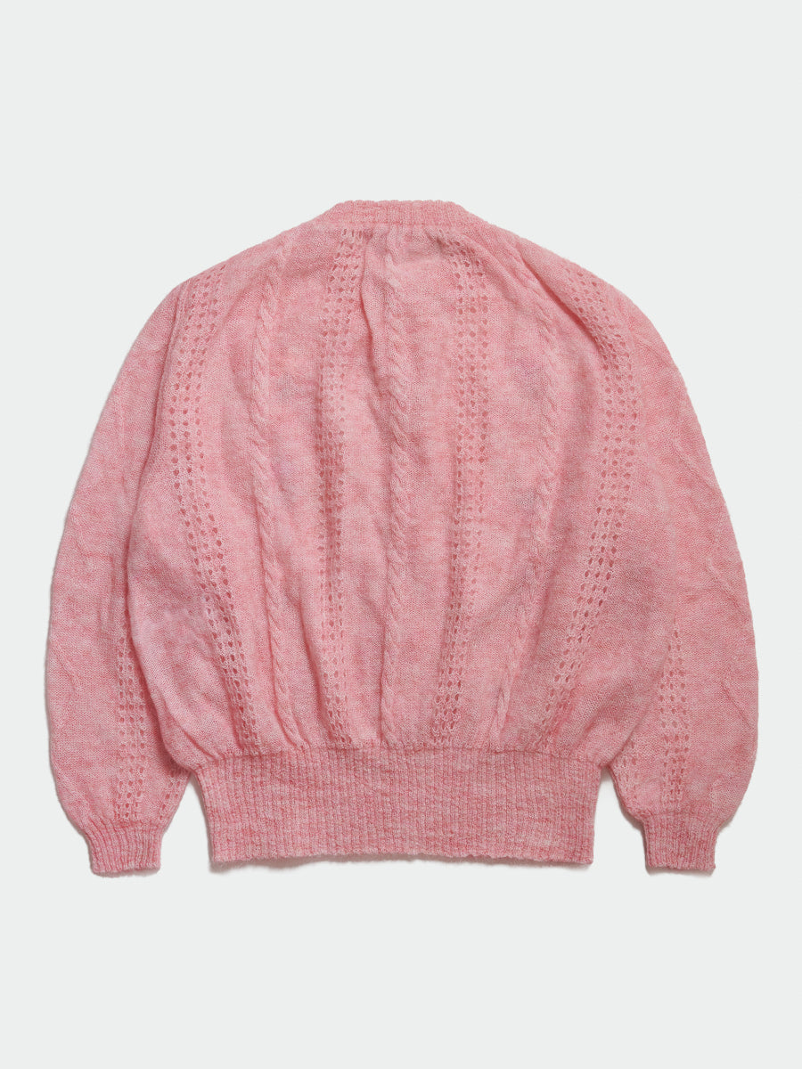 Cormagliano Mohair Cardigan Pink - Magliano