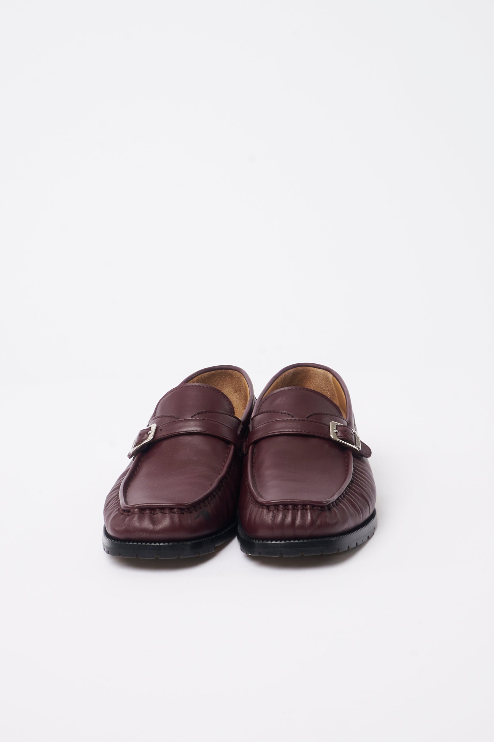 Classic Mocasso Belt Burgundy