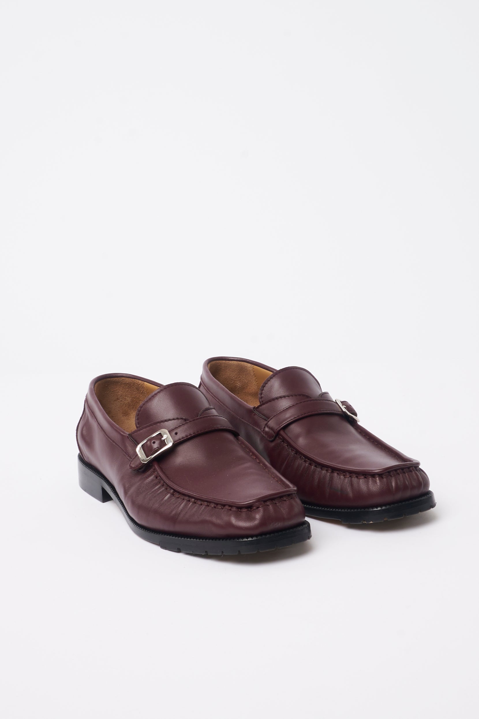 Classic Mocasso Belt Burgundy