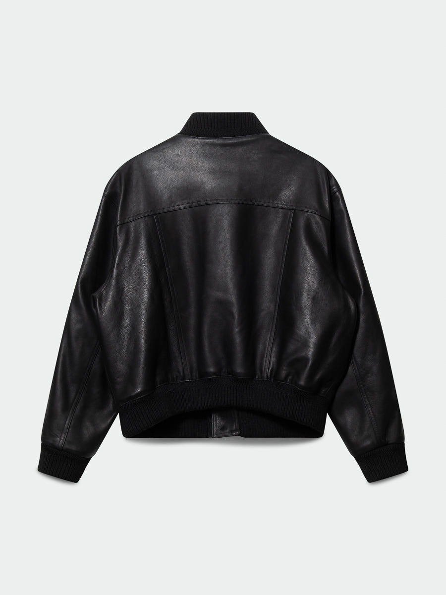 Pensione Leather Jacket Black