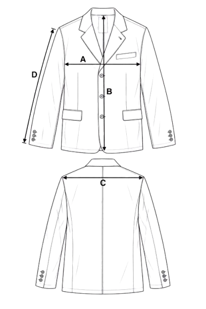 Size Guide Clothes – Dawn Rimini Jacket