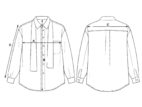 Size Guide Clothes – Liquid Penna Long Sleeve