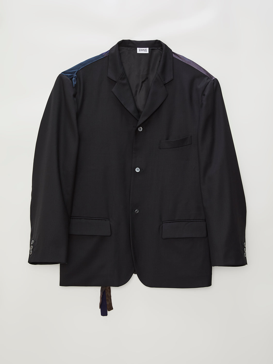 A Drunk 3 Buttons Jacket Black