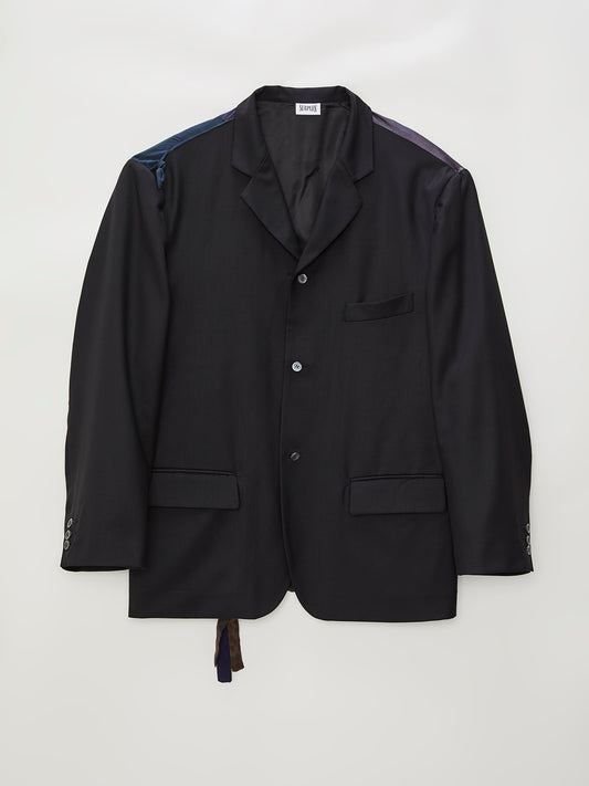 A Drunk 3 Buttons Jacket Black