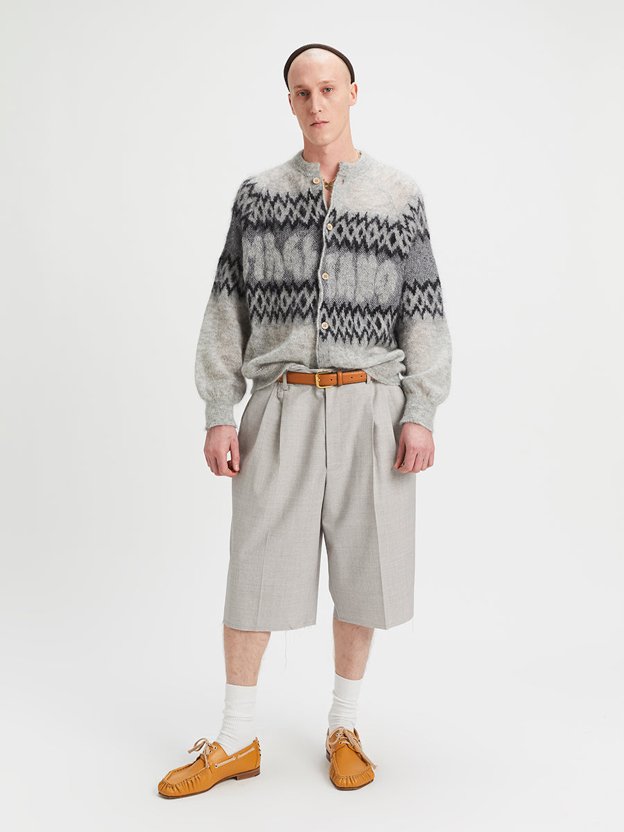 A Magliano Christmas Sweater Light Grey And Black