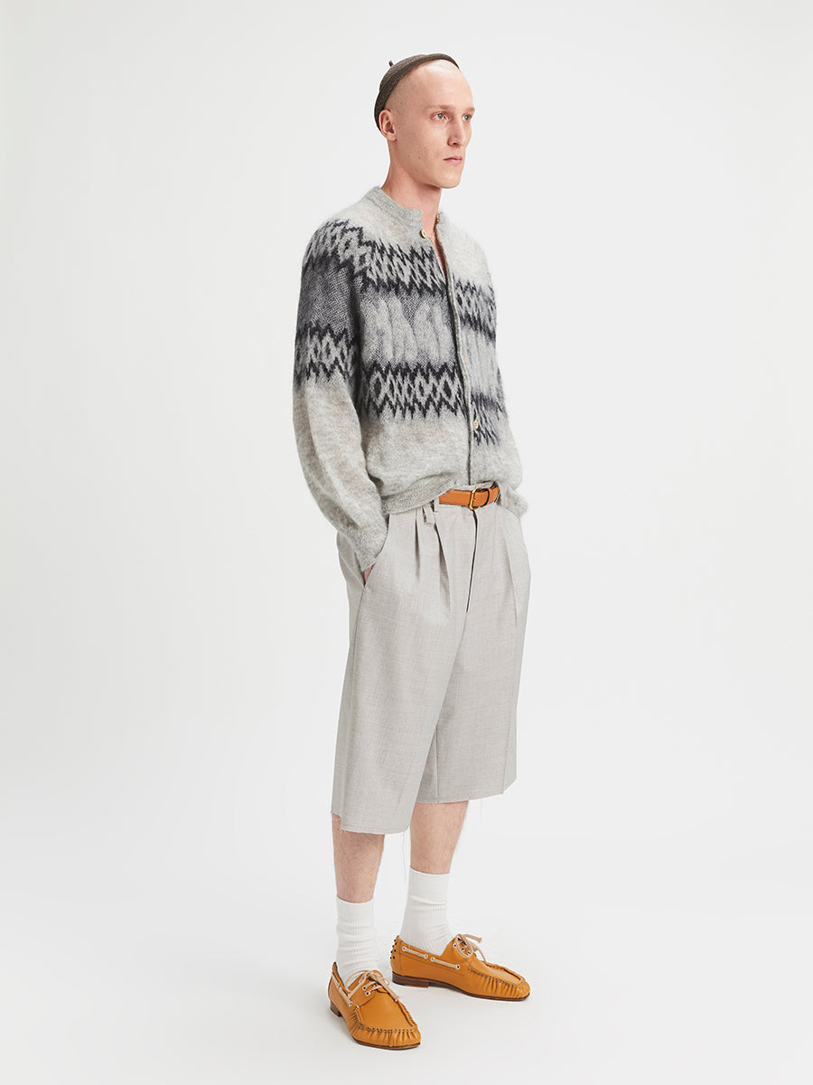 A Magliano Christmas Sweater Light Grey And Black