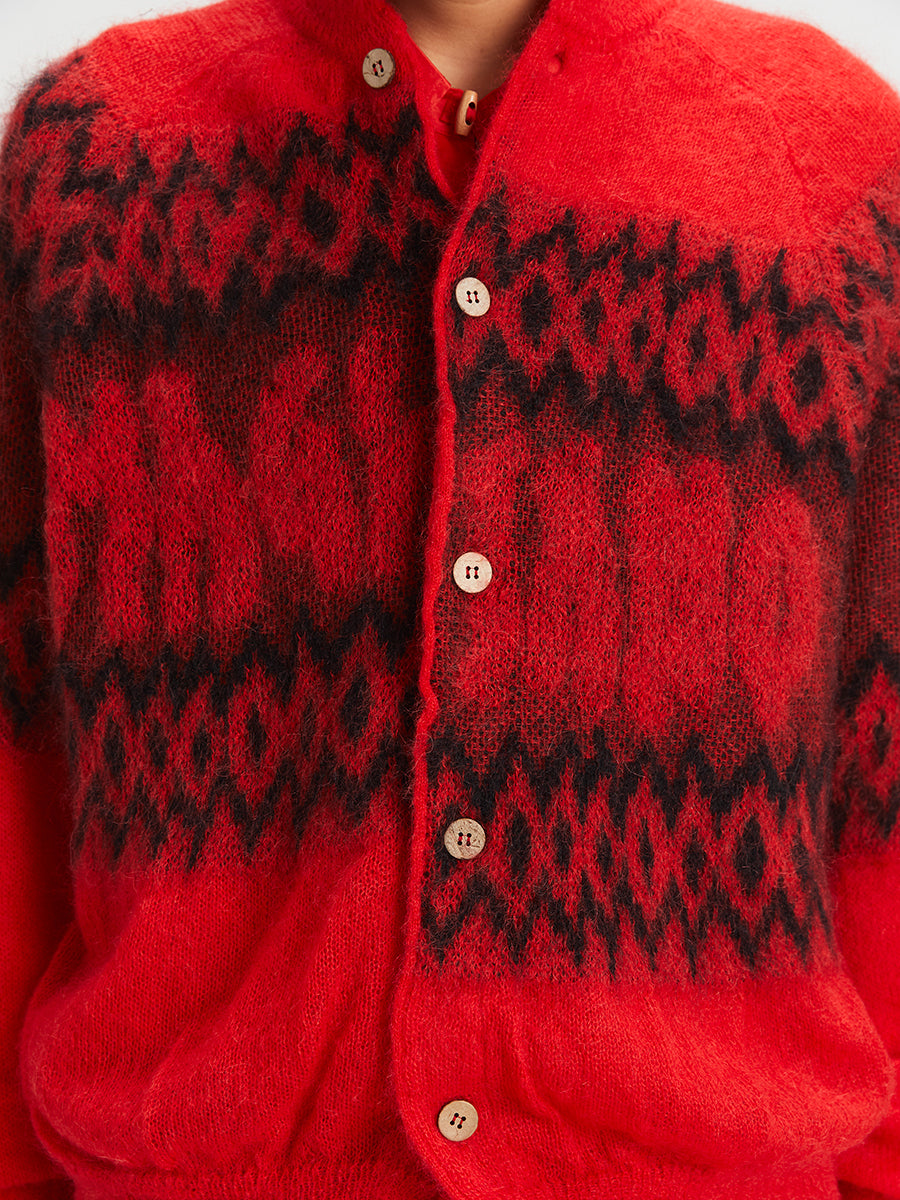 A Magliano Christmas Sweater Poppy Red And Black