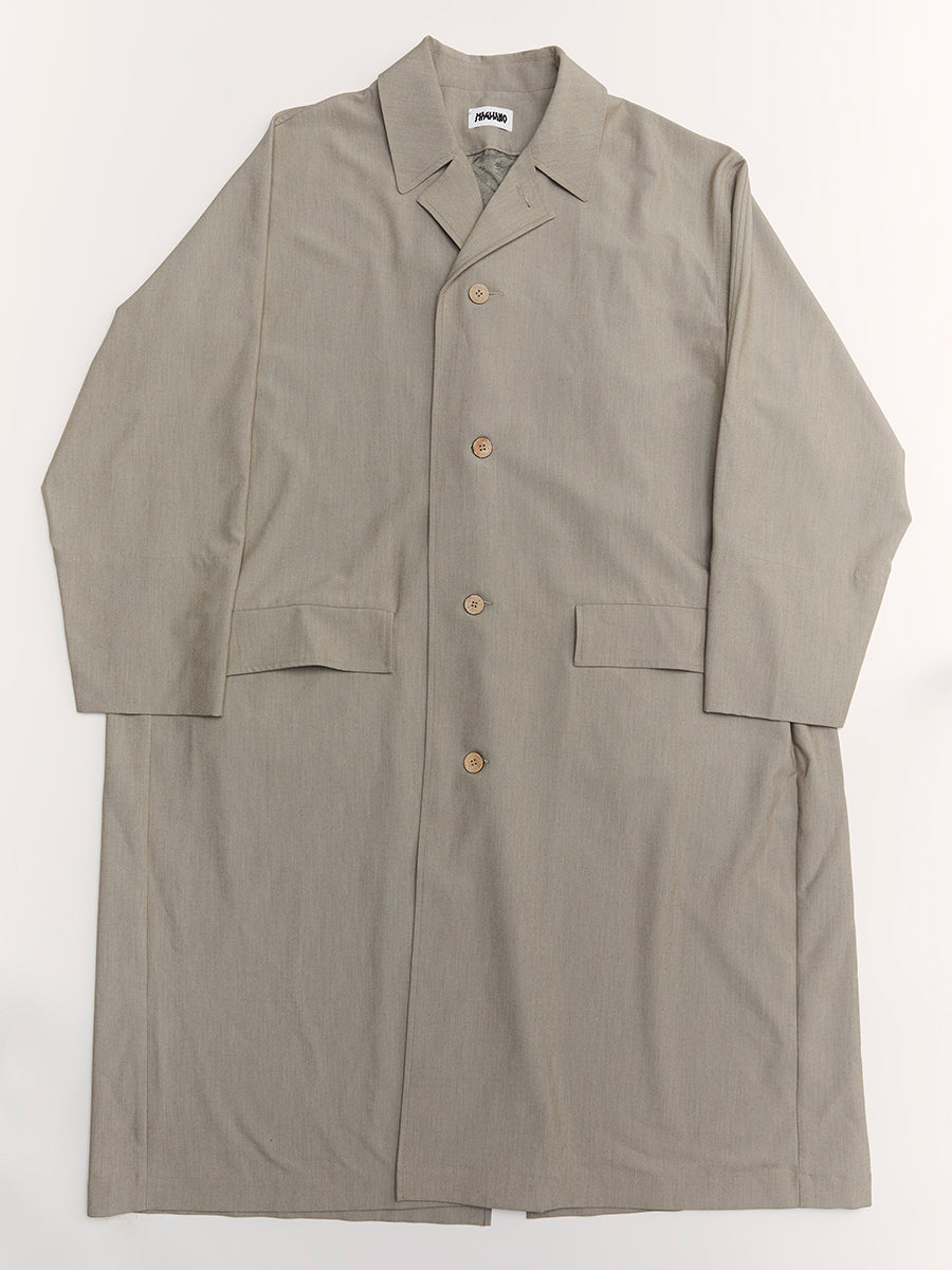 Big Car Coat Oyster Beige