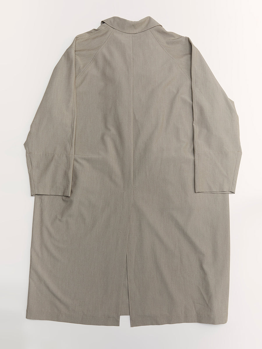 Big Car Coat Oyster Beige