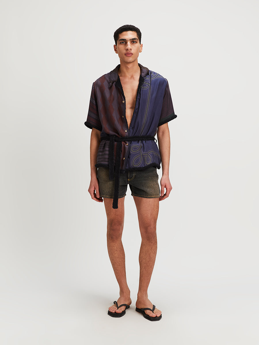 Fuori-Acqua Short Sleeve Shirt Dark