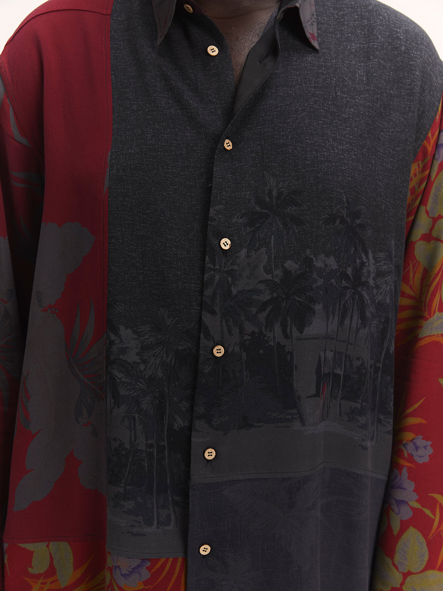Hawaii Surplus Long Sleeve Shirt Dark