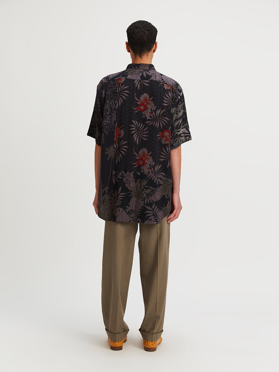 Hawaii Surplus Short Sleeve Shirt Dark