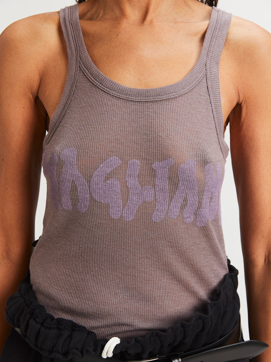 Magliano Ribbed Tank Top Officina Purple