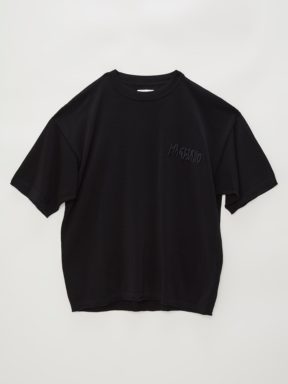 Napoli Knitted Tee Black