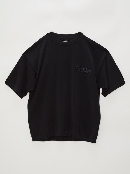 Napoli Knitted Tee Black