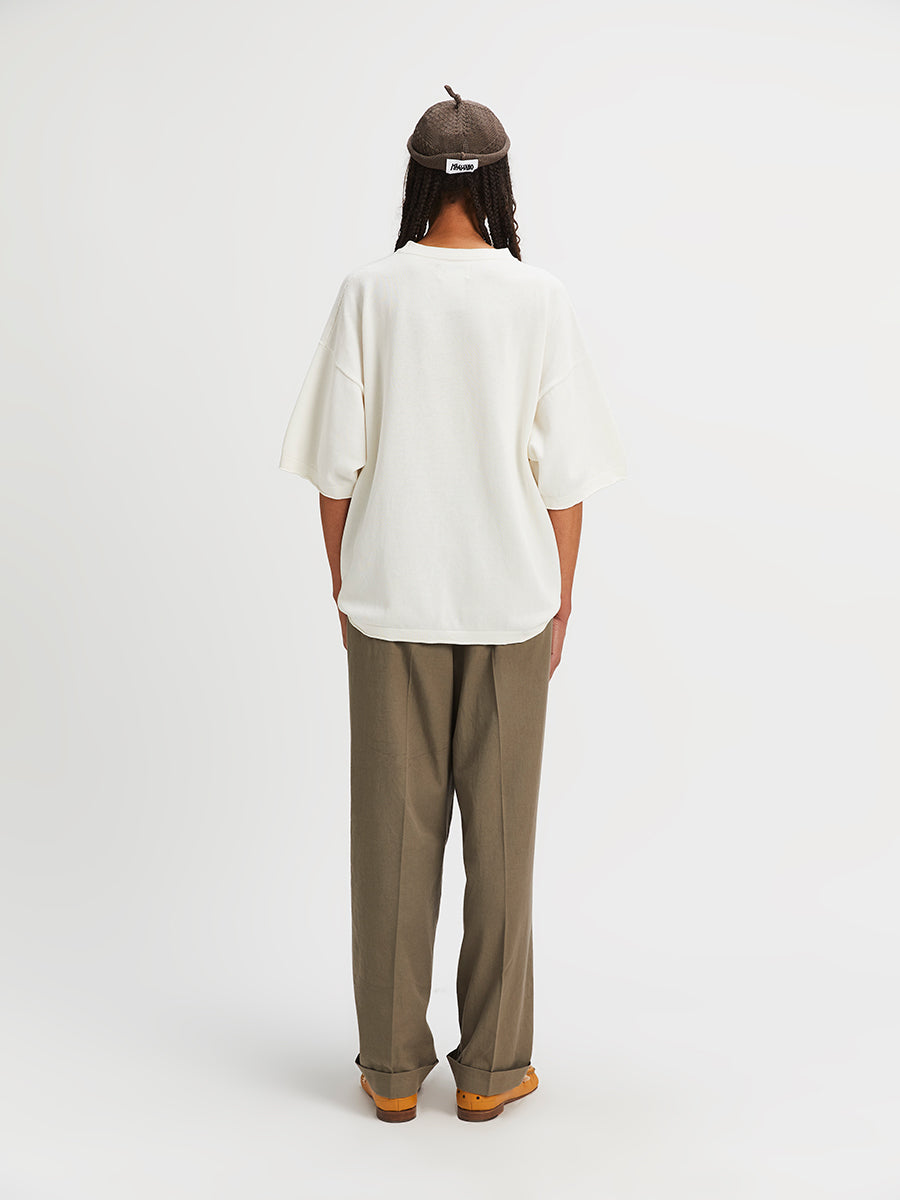 Napoli Knitted Tee White