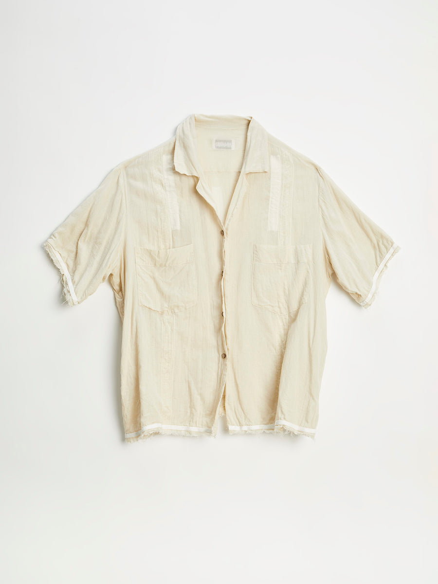 Dusty Guajabera Dirty White