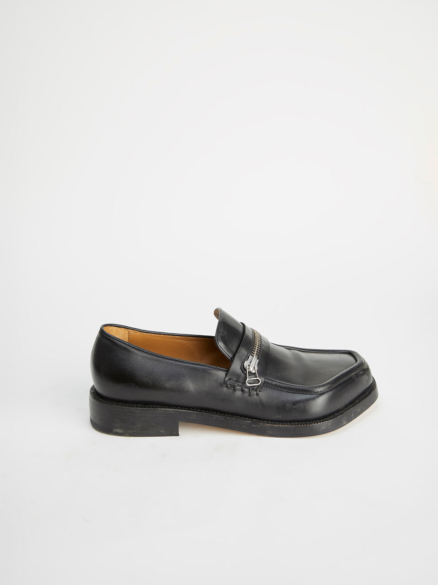 Zipped Monster Loafer Black