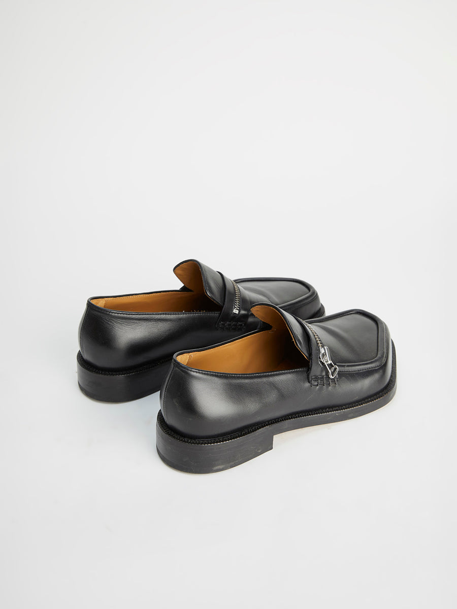 Zipped Monster Loafer Black