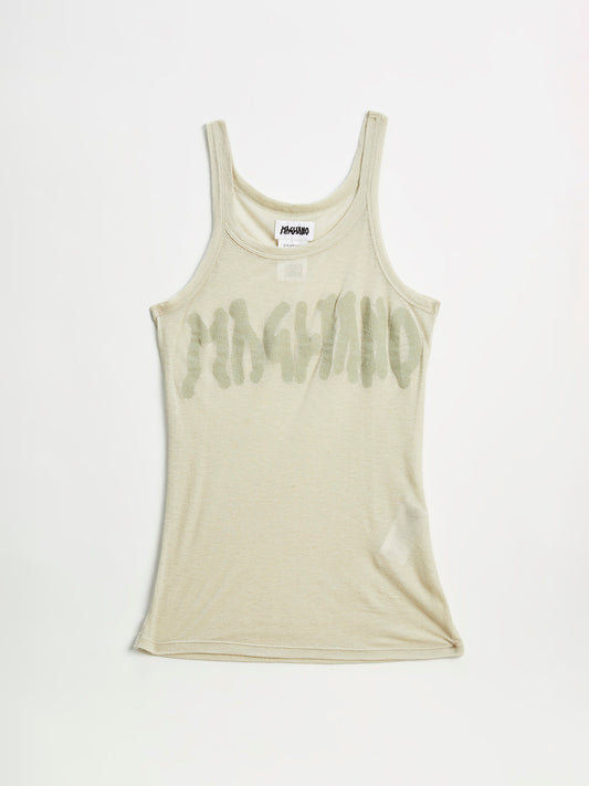 Magliano Ribbed Tank Top Oyster Beige