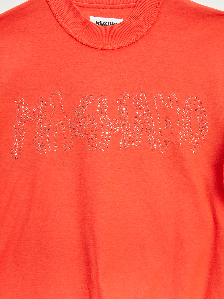 Studded Magliano Tee Poppy Red