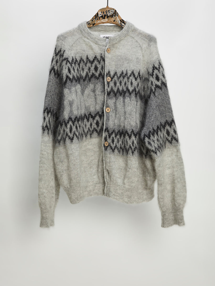 A Magliano Christmas Sweater Light Grey And Black